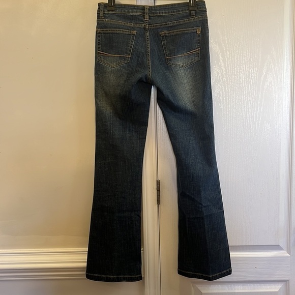 Southpole Dark Wash Blue Denim Flare Bootcut Jeans Size 5 - Picture 5 of 16